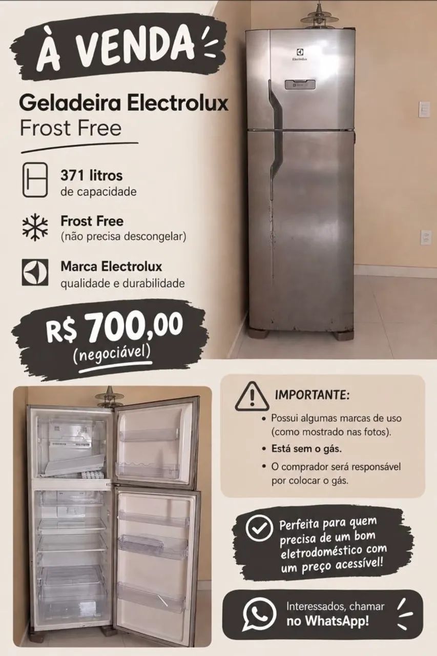Geladeira Electrolux 