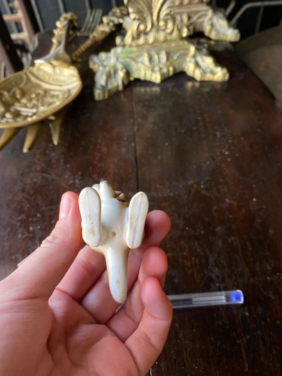 Pequeno cangurú em porcelana para decoração (ref:358) - Foto 5