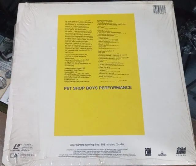 Laser Disc Pet Shop Boys - Importado USA - Foto 2