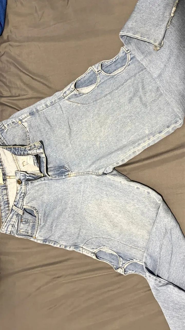 Calças jeans seminovas  - Foto 4