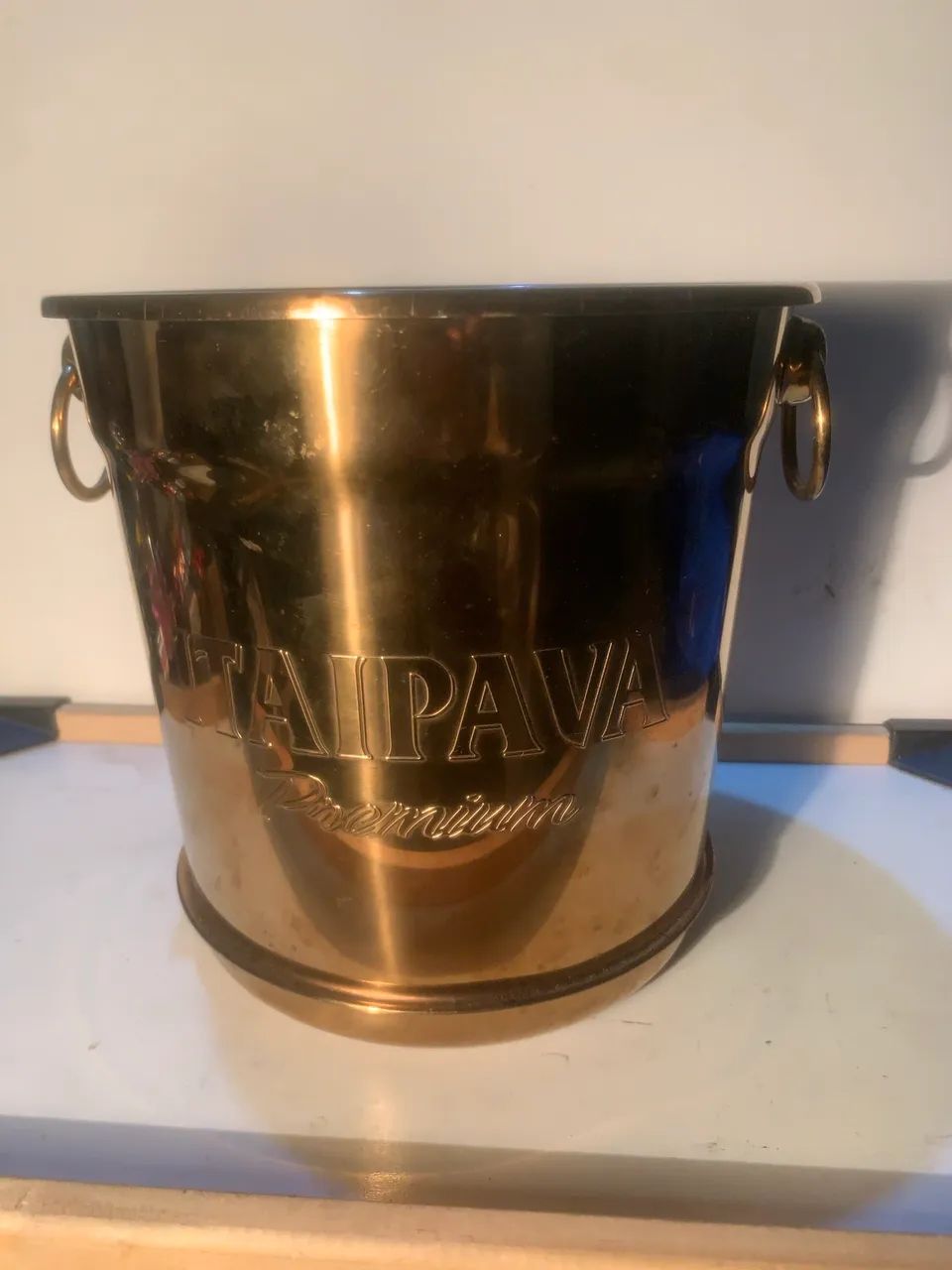 balde de gelo de metal da marca Itaipava Premium. - Foto 4