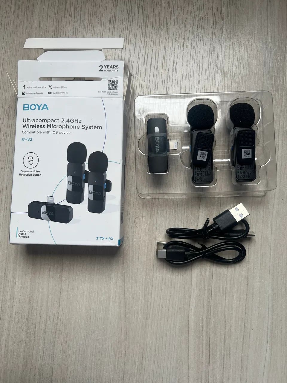 Microfone Lapela Boya 