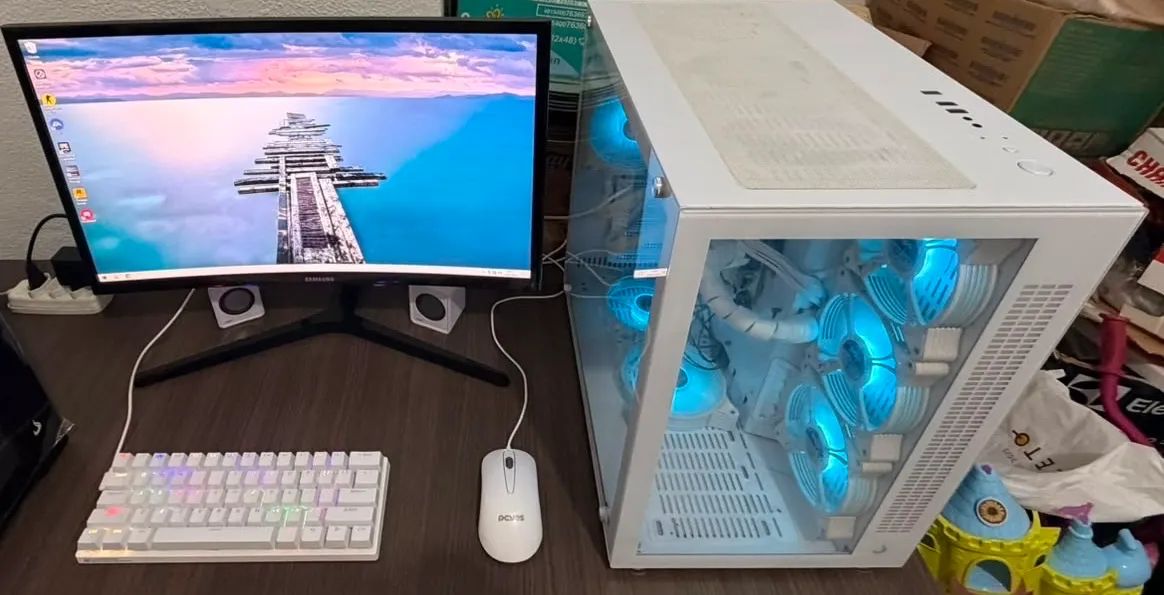 Pc Gamer Ryzen 5 Full Branco - Foto 3