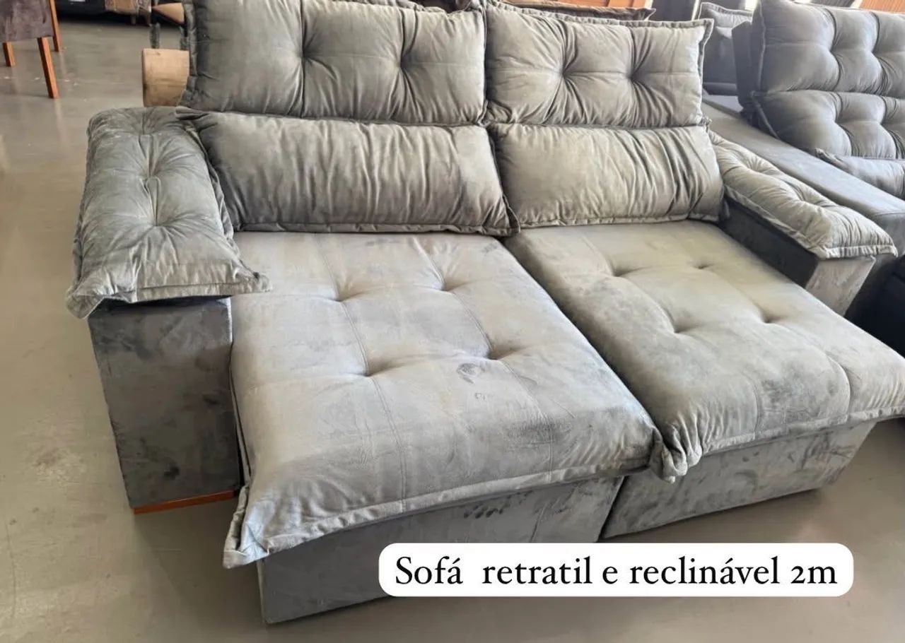 Sofá retrátil e reclinável a partir de 1599$ entrego e monto - Foto 3