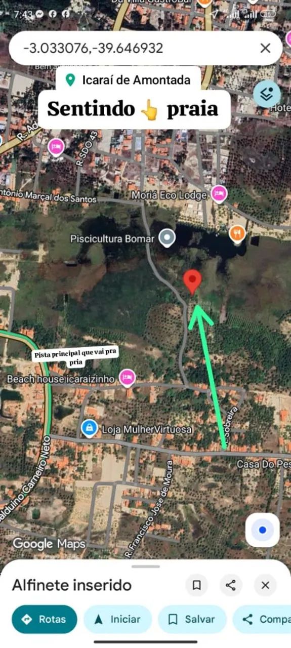VENDO TERRENO EM ICAISINHO DE AMONTADA  - Foto 3