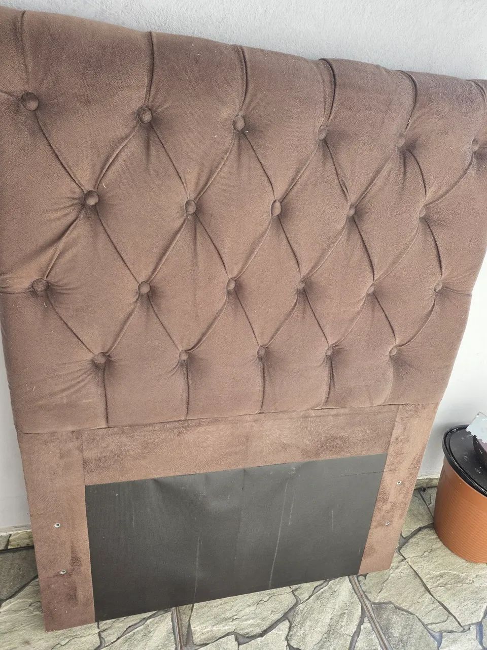 Cabeceira e Base Cama Box Solteiro