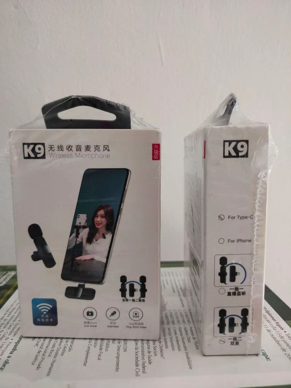 Venda microfones Wireless K9.  - Foto 2