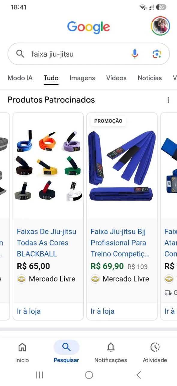 Faixa jiu-jitsu  - Foto 2