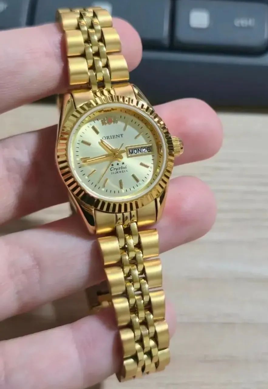 Relogio Orient Feminino Automatico Dourado  - Foto 2