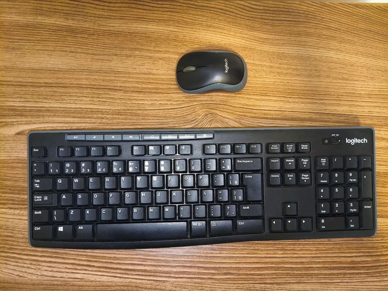 Kit teclado + mouse sem fio
