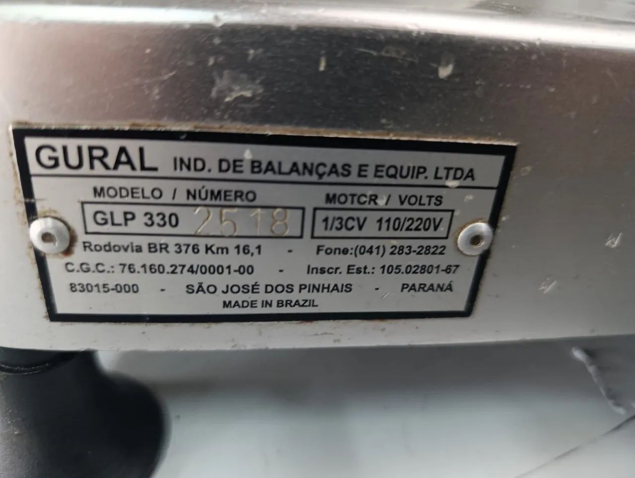 Cortador de frios industrial manual 220 volts marca Gural modelo GLP 330 - Foto 5