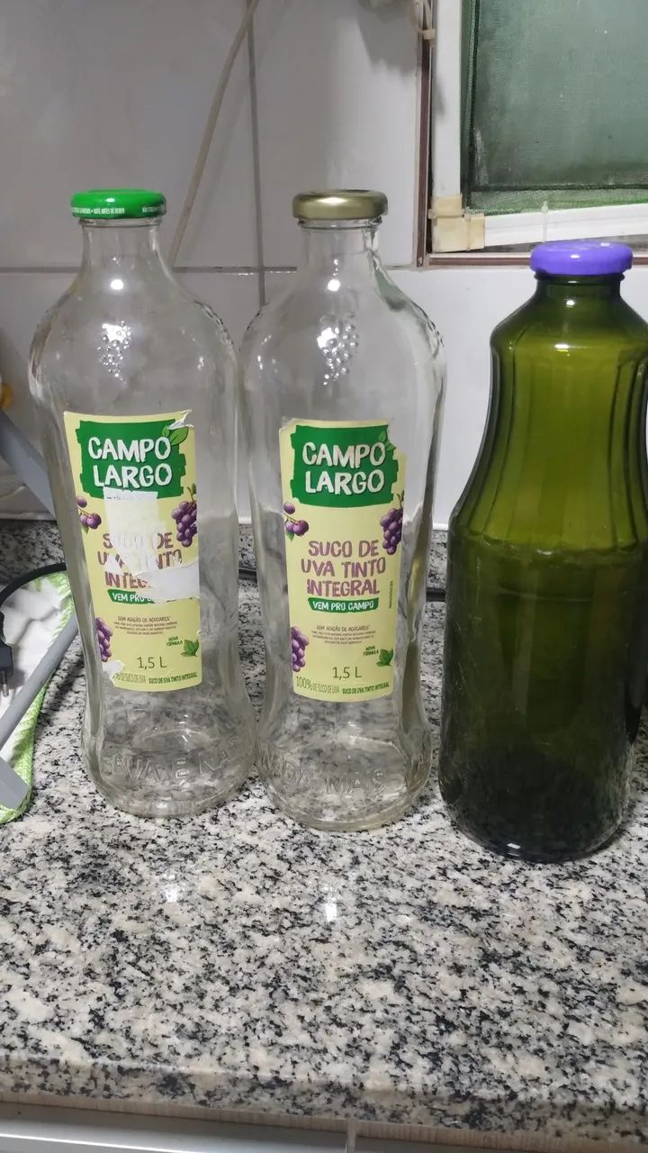 Garrafa de vidro  - Foto 2