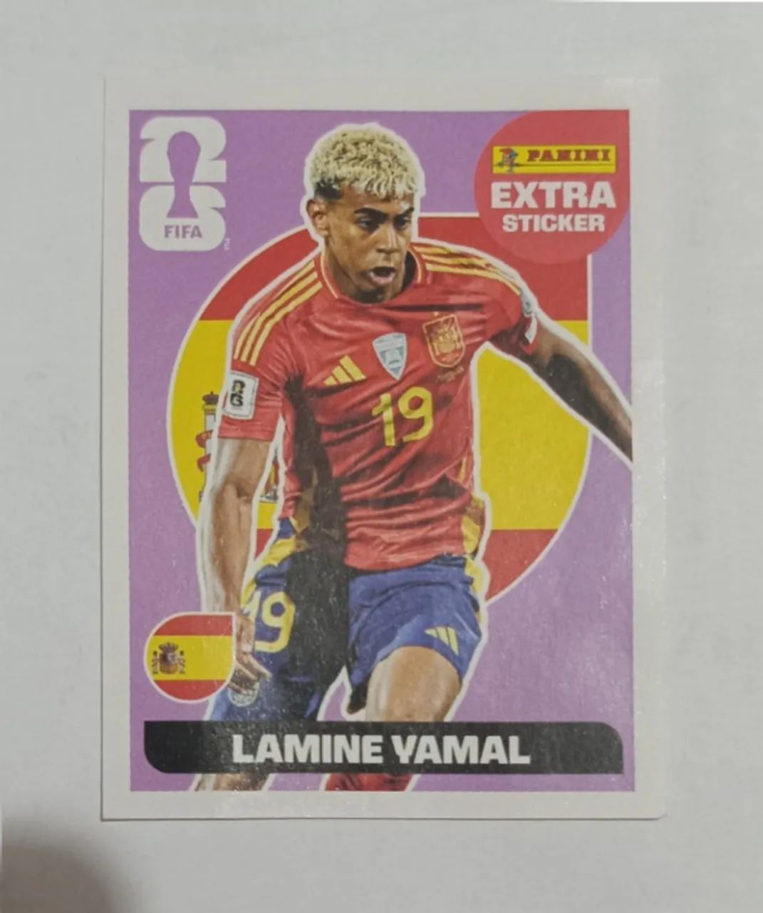 Lamine Yamal ROXA Extra Sticker Copa 2026 - Hobbies e coleções