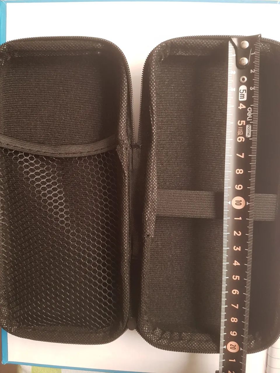 Capa Estojo Case Para Celular Powerbank Cabos Hd Externo e Conector Tomadas - Foto 3