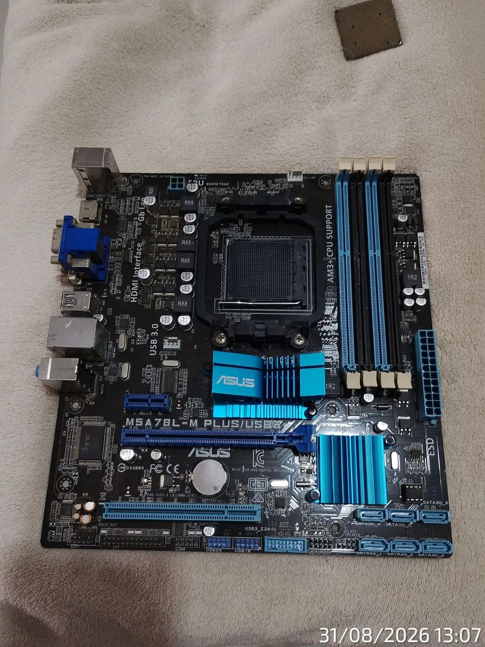 Placa mãe Asus AM3+ Funciona perfeitamente  - Foto 4