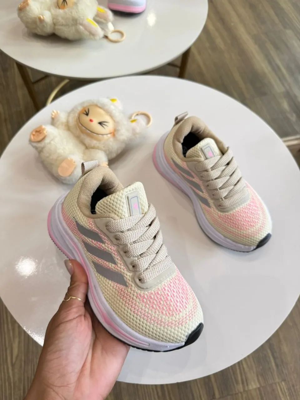 Tênis Adidas Supernova Infantil Bege Premium - Disponível 28 ao 33 (Menina) - Foto 2