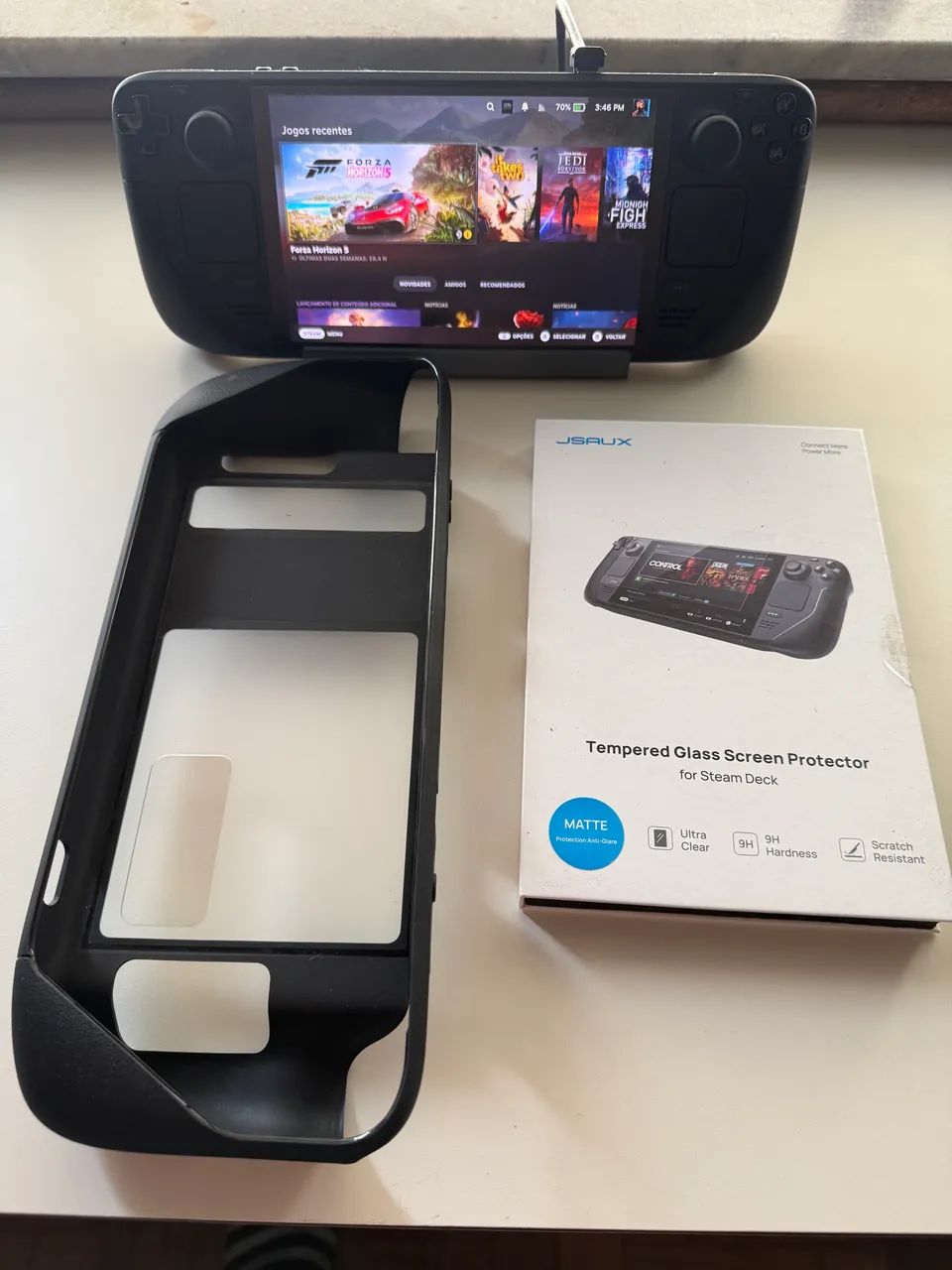 Steam deck Oled 512gb + acessórios - Foto 2