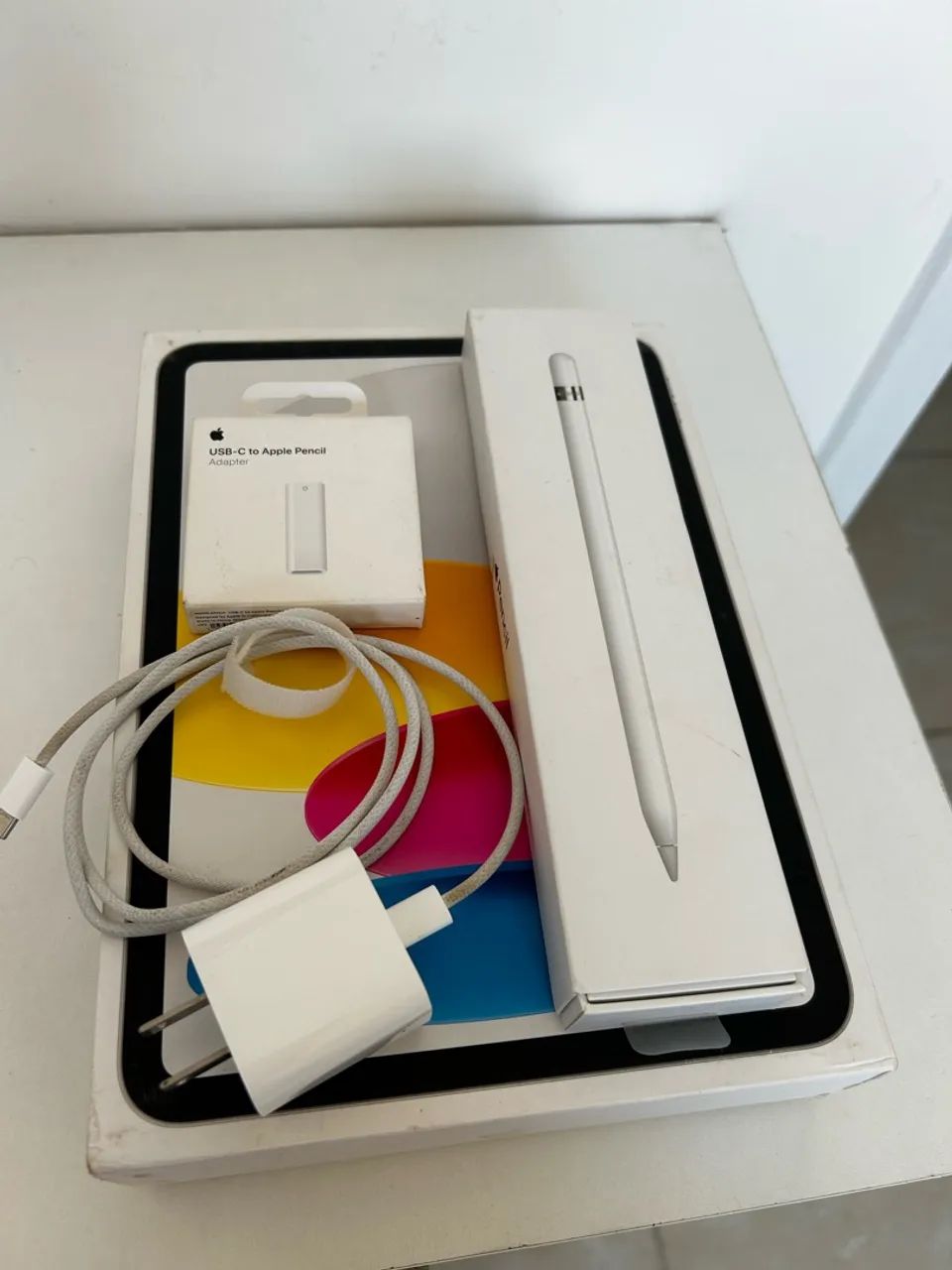 Ipad 10ªG 64gb + apple pencil + adaptador  - Foto 4