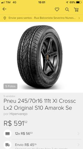Pneu continental 245/70/16