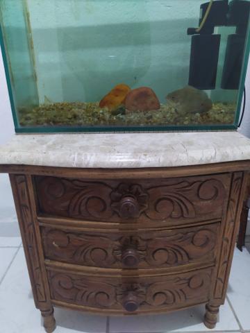 Cama de casal + colchão + 2 criado-mudo - Foto 2