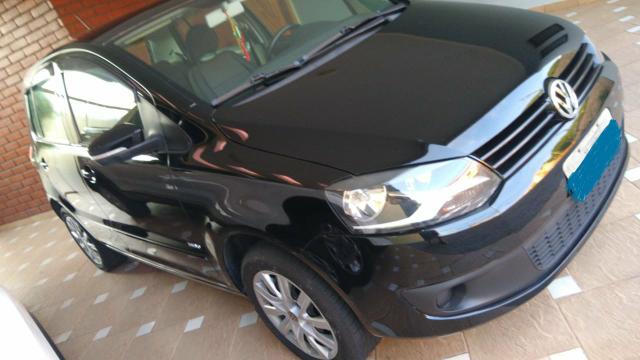 VW Fox Preto 1.0 Flex 5P Ar Hidráulica Som - Foto 9