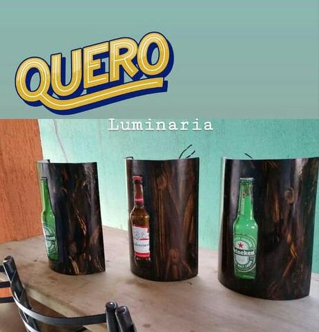 Luminaria rustica de parede