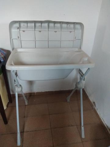 Vendo banheira de bebê semi nova - Foto 3