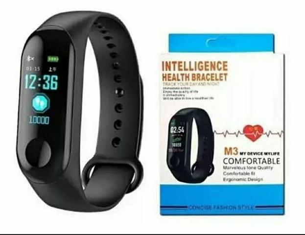 Pulseira relógio Smartband M3 - Produto Novo - Foto 2
