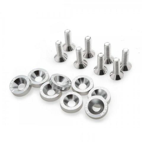 Kit De Arruela Billet Universal Com Parafuso M6 Epman - Nao enferruja - Foto 5