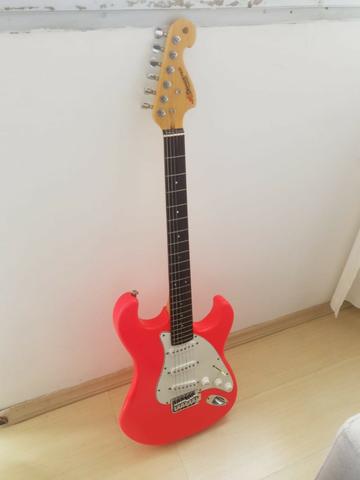Guitarra Giannini GG06 Dragster - Rosa/Pink - Foto 5