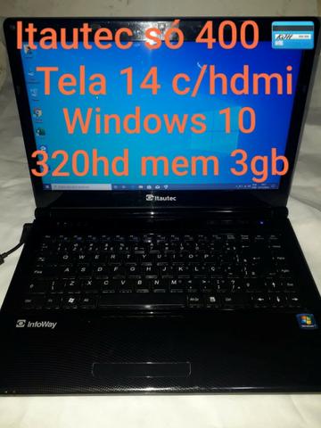 Notebook Itautec por 400 à vista, aceito cartão! - Foto 5