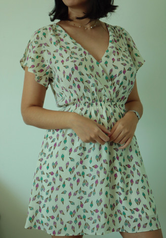 vestido curto forever 21