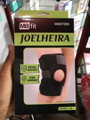 Joelheira, tornozeleira, corretor de postura