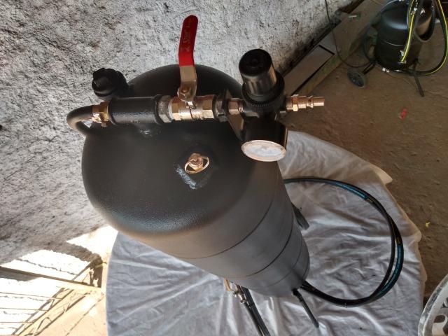 Máquina De Jato Areia Espigão Inox - Seco E Úmido 130 Kg - Foto 6