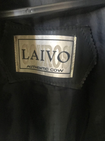 jaqueta de couro laivo