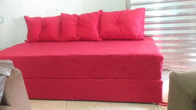 Bicama com 3 almofadas de fábrica  - Foto 3