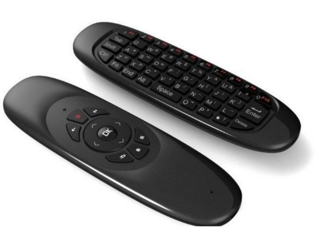 Controle com Teclado  Air Mouse Wireless Bluetooth Tv 2,4 Ghz - Foto 3