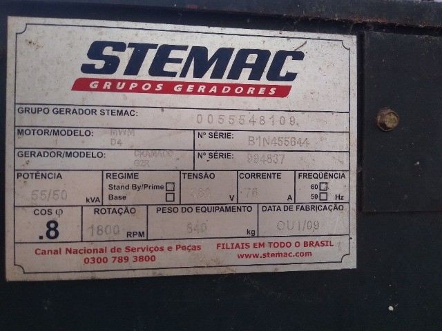 Grupo gerador stemac Cramaco g2r, Diesel - Foto 3