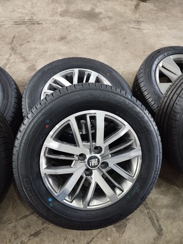 RODA NOVA FIAT STRADA C/ PNEU ZERO À BASE DE TROCA - Foto 2