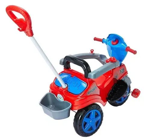 Triciclo Infantil Baby City Homem Aranha Spider Empurrador Maral Pouco  usado - Artigos infantis - Serraria, São José 1258600484