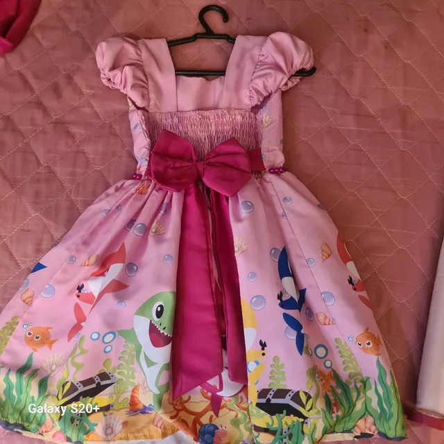 Vestido Jardim Encantado Princesa Sofia Rapunzel De Festa - R$ 78,98