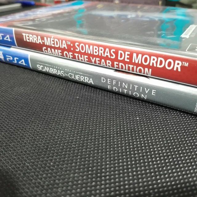 Terra Média Sombras da Guerra Definitive Edition - PS4 - Mídia