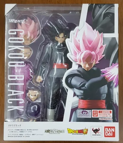 Boneco Sh Figuarts Goku Black Super Sayajin Saiyan Rose