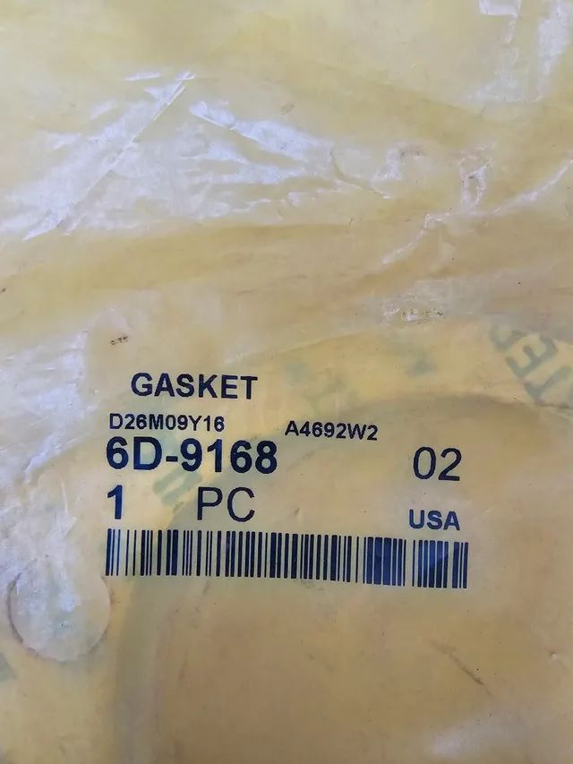 Trator rodas caminhão fora estrada caterpillar junta nova original 6d9168