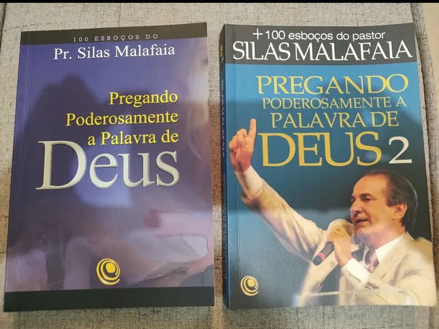 2 Livros Novos Esboço de Pregação Silas Malafaia - Oportunidade para pregadores