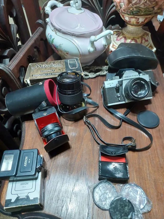 CAMERA FOTOGRÁFICA PRAKTICA COM ACESSÓRIOS  - Foto 4