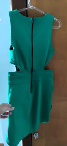 vestido verde, cropped espaço fashion, tamanho p. (PROMOCAO BLACK FRIDAY ANTECIPADO - Foto 3