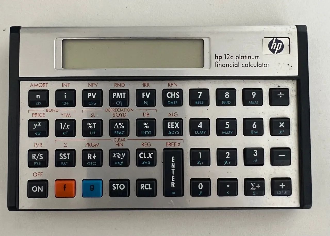 Calculadora HP-12C -  Seu Parceiro para Cálculos Financeiros!