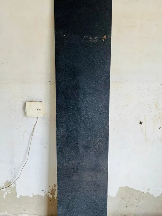 PEDRA DE MÁRMORE PRETA 1,80X0,38
