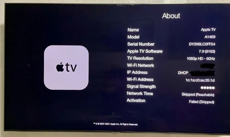 Apple TV 3ª Geração 1080p HDMI Wi-fi Modelo A1469 - Foto 5